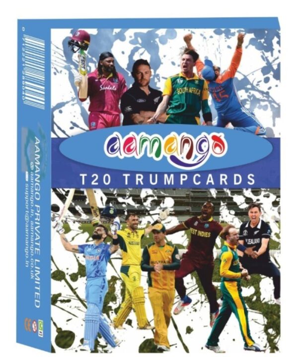 Aamango T20 International 2024 Edition Trump Cards (Includes Current & Retired Players)
