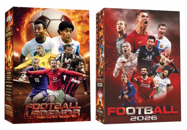 Aamango Football Trump Cards - Combo Pack (Current + Legends) - 2026